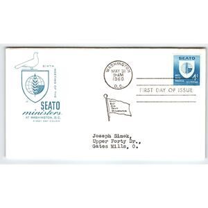 Scott #1172 1960 SEATO 4c Unity Peace Progress First Day Cover FDC